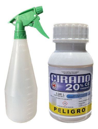 Cirano 20 Ce Cipermetrina 240 Ml + Atomizador Manual Gratis