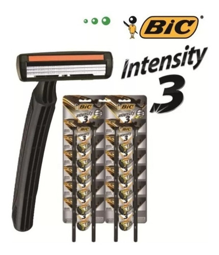 Aparelho De Barbear Bic Intensity 3- Cartela C/ 24 Unidades 