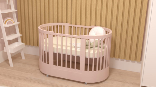 Cuna Progresiva Sognare Rosa - Kidscool