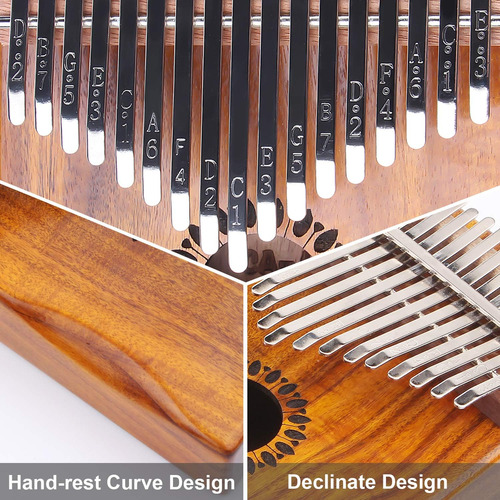 Calimba De 17 Teclas, Portátil, Piano Mbira, Regalos Para Ni
