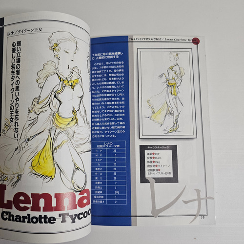 Final Fantasy V Basic Knowledge Guidebook - Original Square (Usado)