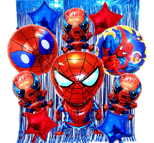 Combo Decoración Globos Hombre Araña