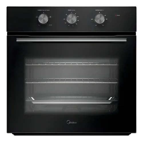 Forno Elétrico De Embutir 68l Midea Tsm62 Cor Preto 220v