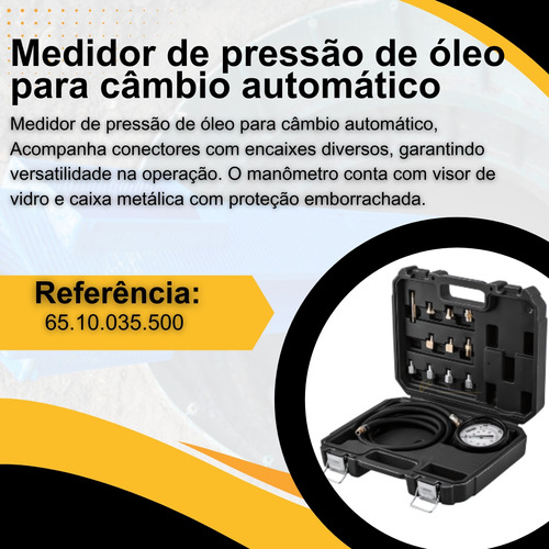 Medidor De Pressão De Óleo Para Câmbio Automático, Vonder