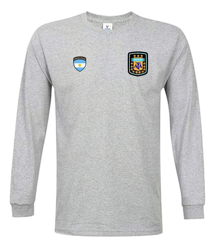 Polera Manga Larga Selección Argentina