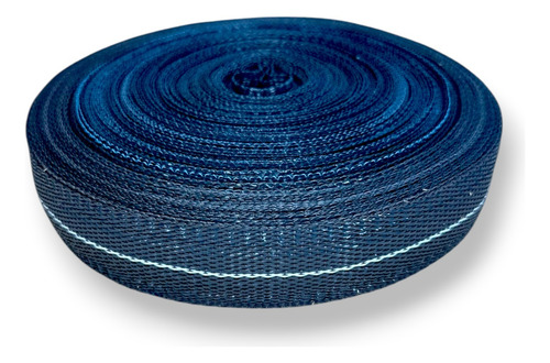 Cincha Plástica Para Tapicería X 50 Metros De 4 Cm Gris Oscuro