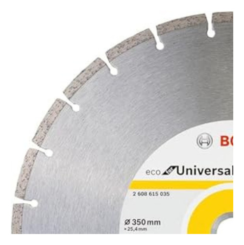 Disco De Corte 2608615035 Diamante Eco Univ 350mm Bosch Gris