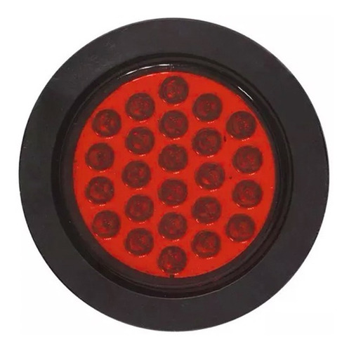 Faro Plafon Led Para Camión Rojo