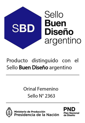 Imagen 2 de 2 de Liberi Orinal Femenino Portátil Reutilizable Orinar De Pie
