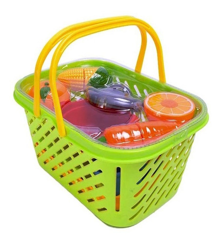 Imagen 2 de 7 de Canasta De Frutas Y Verduras Con Abrojo Y Acces Duende Azul