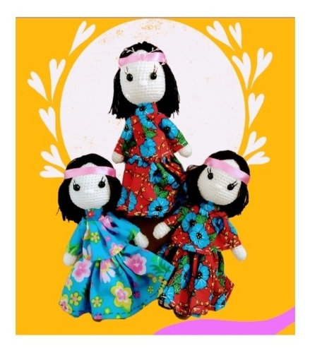 Muñeca Tarahumara Tejida Crochet