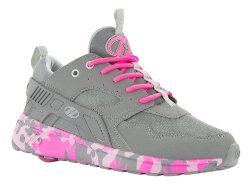 Heelys Tenis Patin Force Skate Camo Gris Rosa 21 Mex