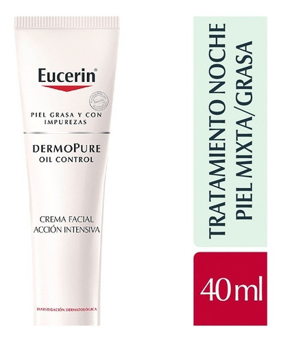 Eucerin Dermopure Oil Control Crema Facial Intensiva Noche