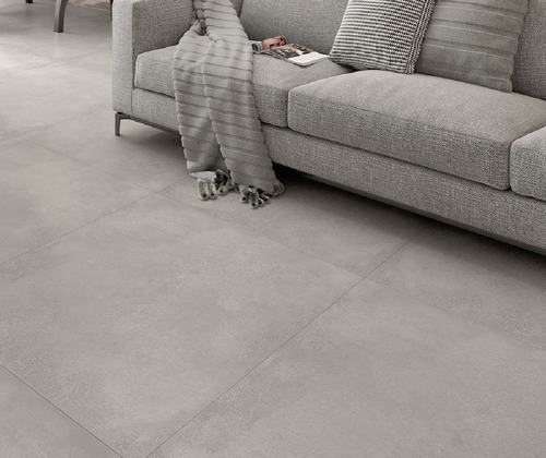 Imagen 2 de 6 de Ceramica Alberdi 36x36 California Gris Claro Primera Calidad
