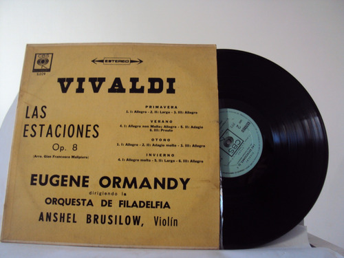 Vinilo Lp 176 Vivaldi Eugene Ormandy Orquesta De Filadelfia 