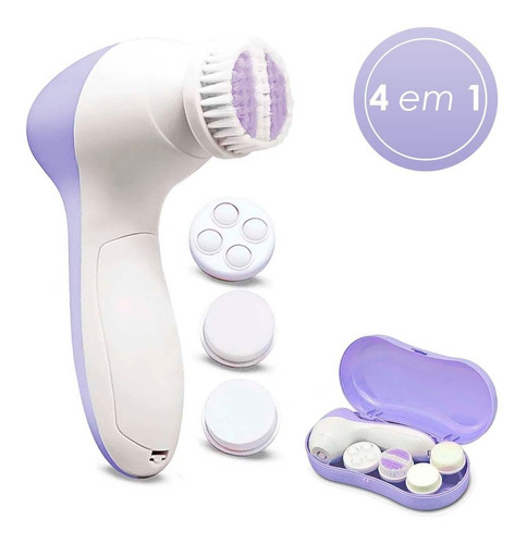 Kit Spa Facial 4em1 Portátil Esfolia Limpa Hc184 Multilaser