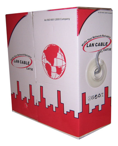 Cable Utp Nrg+ Cat5e 100 Metros - Cobre