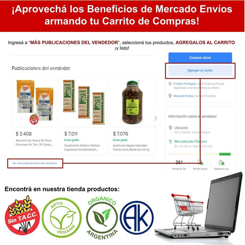 Leche De Cabra Polvo Sin Tacc La Primera 250g Rinde 2.5l X3
