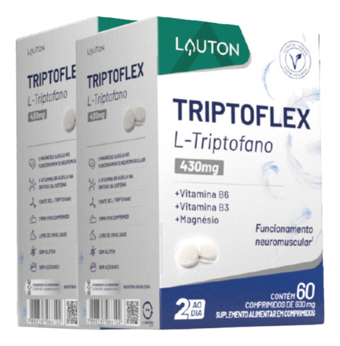L Triptofano Precursor 5htp Serotonina 120 Lauton Nutrition 