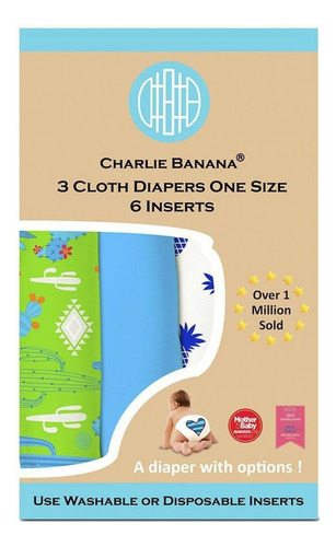 Pañales Niña Reutilizables Margarita 3un Charlie Banana