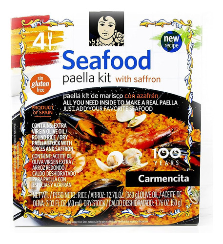 Carmencita Paella - Caja De 4 Porciones