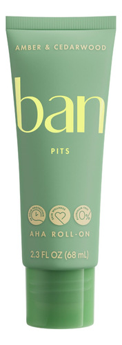 Desodorante Ban Invisible Roll-on 48 Horas Amber & Cedarwood