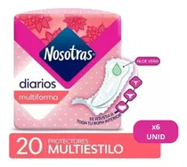 Comprar Nosotras 20 Multiestilo Protectores Femeninos Pack X6