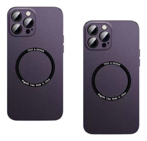 2×estuche Teléfono Magnético Ultra Delgado Mate For iPhone