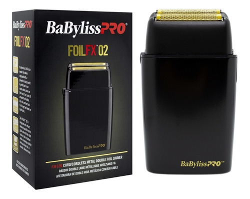 Babyliss Foil Fx02 Afeitadora Shaver Black Barberia 6c