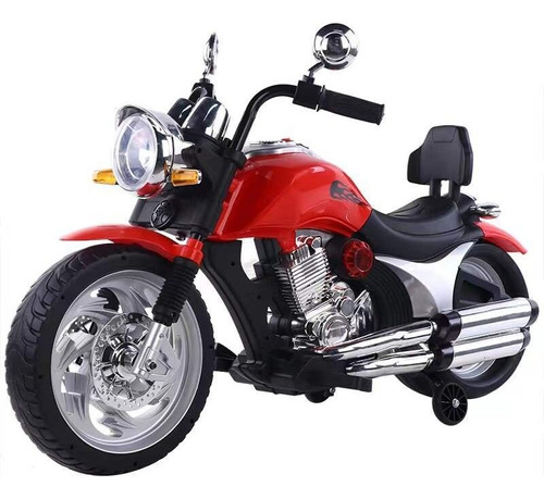 Moto Chopera Mc004 Roja Color Rojo