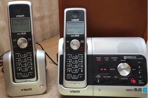 Vtech Mod.6042 Sistema Telefónico Inalámbrico De 2 Celulares