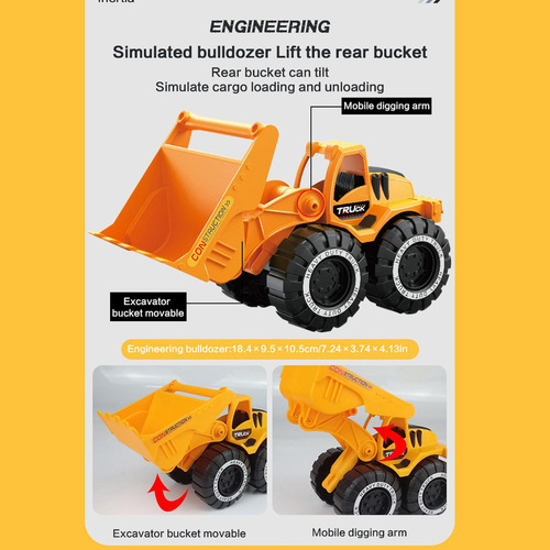 Coche De Ingeniería De Inercia Para Niños Juguete De Inercia