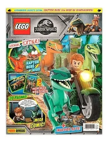 Revista lego jurassic sales world numero 2