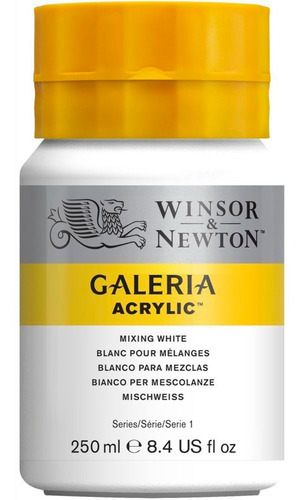 Tinta Acrílica Galeria Winsor & Newton 250ml Mixing White