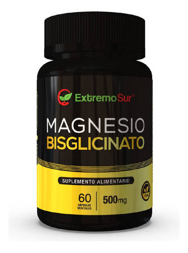 Magnesio Bisglicinato 500mg 60 Caps Extremosur