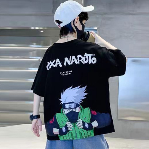 Camiseta Casual Con Estampado De Dibujos Animados De Verano