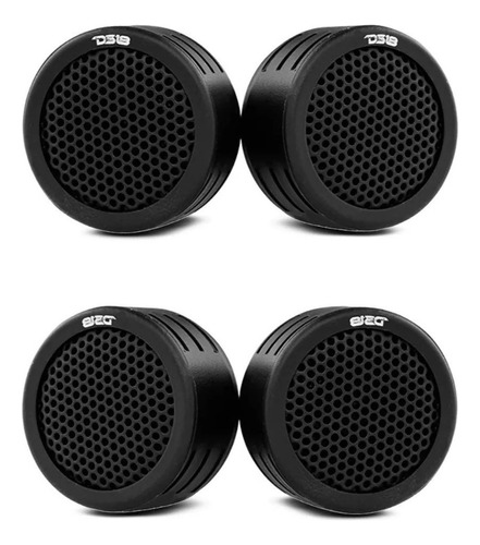 2 Pares De Tweeter Piezoelectrico De 80volts Ds18 Twpz Color Negro