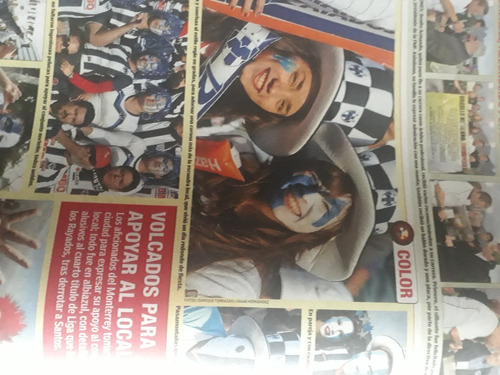 Periódico Récord Monterrey Campeón 2010 Vs Santos (Usado)