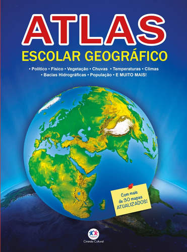 Atlas Escolar Geográfico Com Mapas Atualizados (promoção)