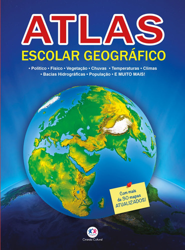 Atlas escolar geográfico, de Cultural, Ciranda. Atlas geográfico Editorial Ciranda Cultural Editora E Distribuidora Ltda. en português, 2014