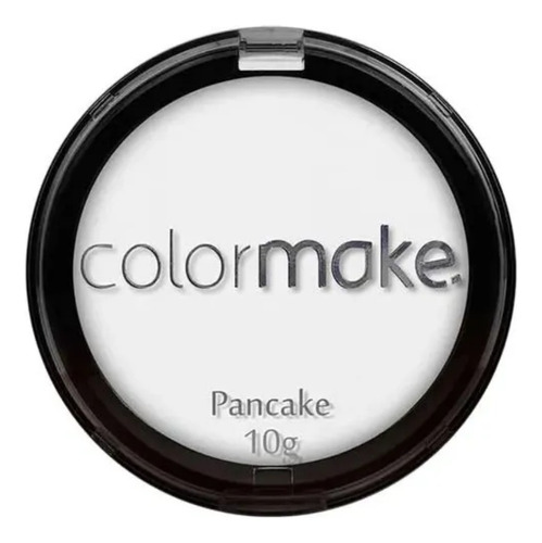 Pancake Pó Branco Color Make 10 Gramas Maquiagem Artística Tom Branco