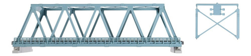 Puente Truss Doble 248 Mm Color Azul Claro