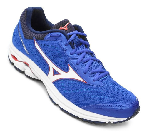 Tênis Mizuno Wave Prorunner 22 - Masculino - Azul/branco