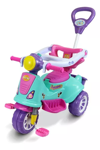 Triciclo Samba Toys Velotrol Triciclo Infantil, Motoca, Tchuco Heróis, Moto  Infantil, Velocípede, Mini Veículos, Spider Man