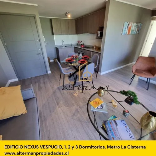 Nuevos, 3 Dormitorios, Ed. Nexus Vespucio, Sin Comisión