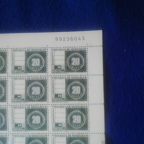 Imagen 4 de 6 de Estampilla Timbre Fiscal 20 Bs. República De Venezuela