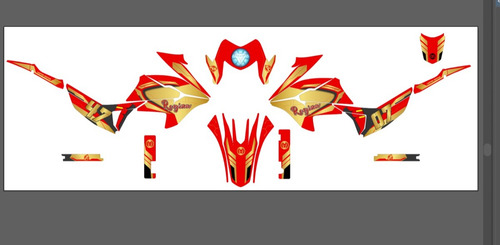 Stickers Para Xroad200 Gt Iron