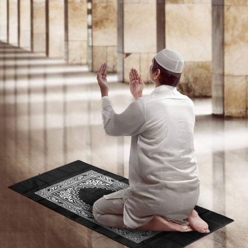 Alfombra De Oración Musulmana Impermeable (dgn) Con Brújula