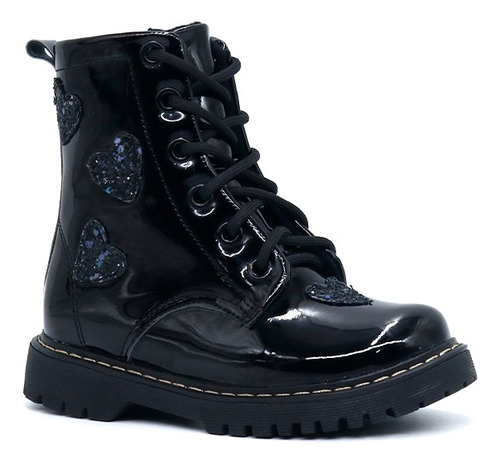 Botin De Niñas Par&ss Mv23-sofi Negro
