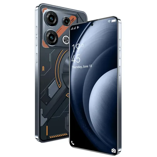 Celular Smartphone 5G 16GB+512GB Dimensity 9200 Android 16 Tela 6,82 3840x2160 Câmera Traseira 108MP + Frontal 32MP Bateria 8000mAh Dual SIM GPS Bluetooth 5.4 Octa Core 3,5GHz Preto